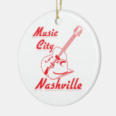 Nashville. Muziekstad Keramisch Ornament (Links)
