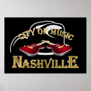 Nashville. Muziekstad Poster