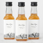 Nashville Party Favor Welkom Gift Custom Likeurfles Etiket (Flessen)