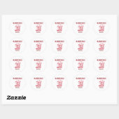 nashville pink cowgirl bachelorette party ronde sticker (Vel)