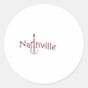 nashville ronde sticker