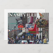 Nashville Scene _ ansichtkaart Briefkaart (Voorkant / Achterkant)