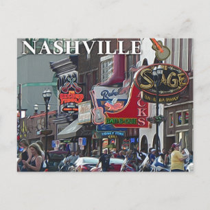 Nashville Scene _ Briefkaart