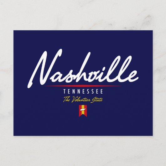 Nashville Script Briefkaart (Voorkant)
