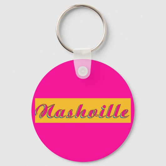 Nashville Script Sleutelhanger (Voorkant)