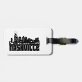 Nashville Skyline Bagagelabel (Achterkant horizontaal)