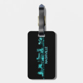 Nashville Skyline Bagagelabel (Achterkant verticaal)