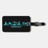 Nashville Skyline Bagagelabel (Achterkant horizontaal)