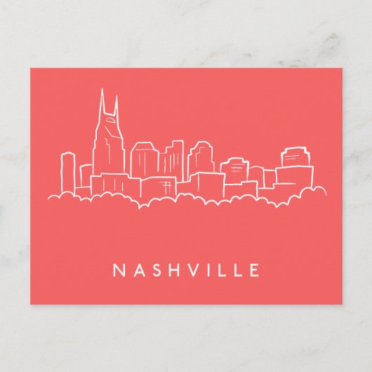 Nashville Skyline Briefkaart (Voorkant)