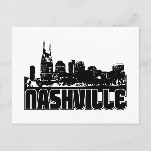 Nashville Skyline Briefkaart (Voorkant)