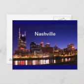 Nashville Skyline Briefkaart (Voorkant / Achterkant)