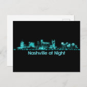 Nashville Skyline Briefkaart (Voorkant / Achterkant)
