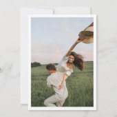 Nashville Skyline Faire-part de mariage avec photo (Dos)