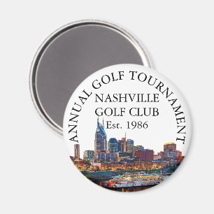 Nashville Skyline Golf Club Toernooi Maatwerk Magneet
