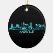 Nashville Skyline Keramisch Ornament (Links)
