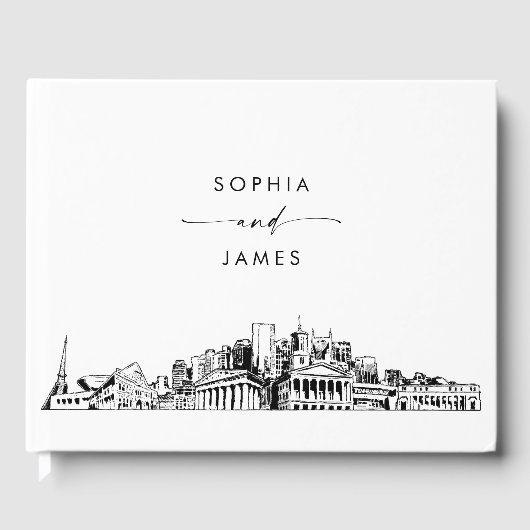 Nashville Skyline Mariage livre d'hôtes (Recto)