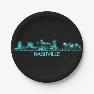 Nashville Skyline Papieren Bordje