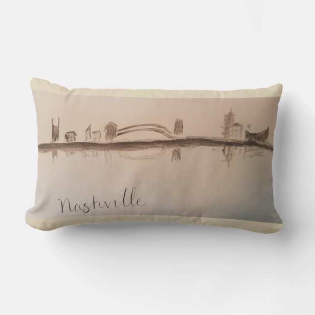 Nashville Skyline Pillow Kussen (Voorkant)