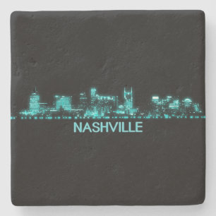 Nashville Skyline Stenen Onderzetter