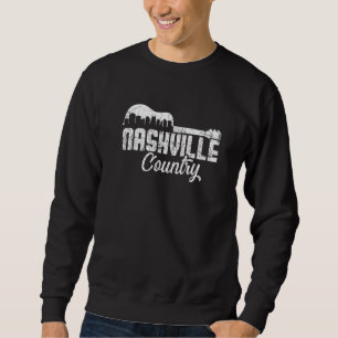 Nashville Skyline Tennessee Country Music Guitar P Trui