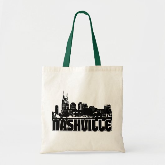 Nashville Skyline Tote Bag (Voorkant)