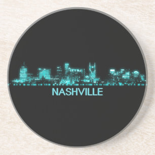 Nashville Skyline Zandsteen Onderzetter