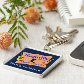 Nashville Souvenir Sleutelhanger (Zijkant)