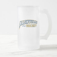 Nashville speelt Hockey Frosted Glass Mok