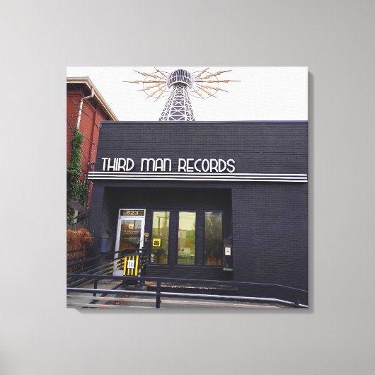 Nashville straatfotografie canvas afdruk (Voorkant)