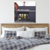 Nashville straatfotografie canvas afdruk (Insitu (Slaapkamer))