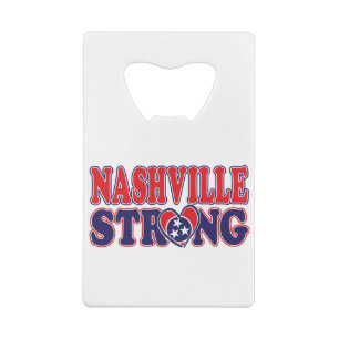 Nashville-Strong-Nashville-Flag Kredietkaart Flessenopener