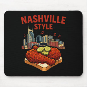 Nashville Style Pittige Gebakken Kip En Music City Muismat