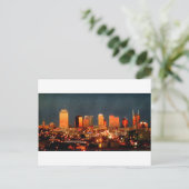 Nashville Sunset Skyline Briefkaart (Staand voorkant)