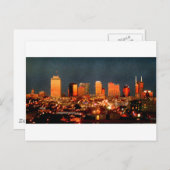 Nashville Sunset Skyline Briefkaart (Voorkant / Achterkant)