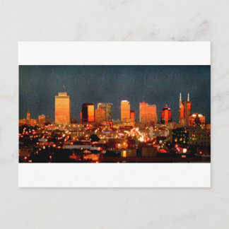Nashville Sunset Skyline Briefkaart