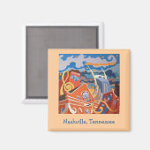 Nashville, Tennessee, aimant (Recto/Verso)