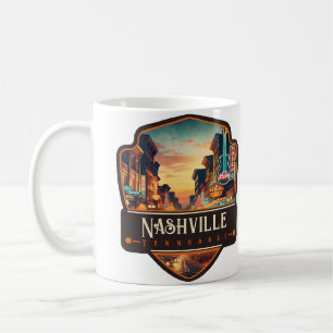 Nashville, Tennessee Antiek Koffiemok