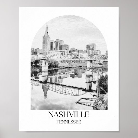 Nashville Tennessee Arch Fotoprint Poster (Voorkant)