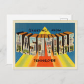 Nashville Tennessee Briefkaart (Voorkant / Achterkant)