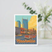 Nashville, Tennessee | Broadway Sunset Briefkaart (Staand voorkant)