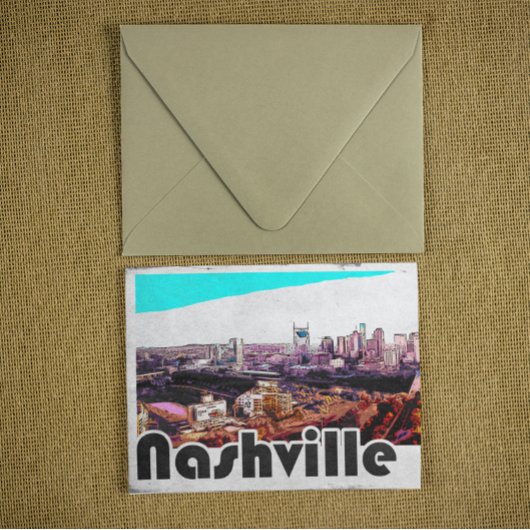 Nashville Tennessee City Uitzicht Briefkaart