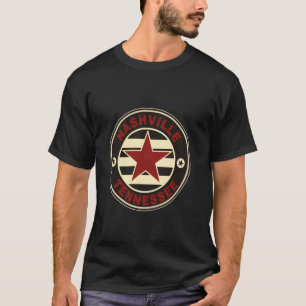 Nashville Tennessee Country Western Music USA Star T-shirt