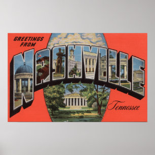 Nashville, Tennessee - Grote Letter-scènes 2 Poster
