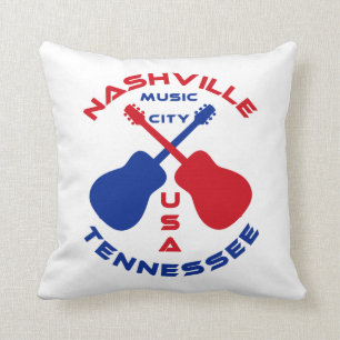 Nashville, Tennessee Music City USA Kussen