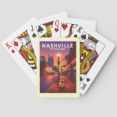 Nashville, Tennessee Pokerkaarten (Achterkant)