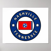 Nashville Tennessee Poster (Voorkant)
