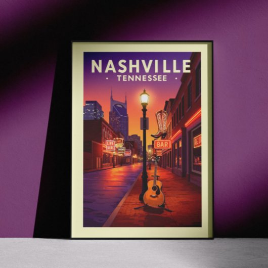  Nashville, Tennessee Poster