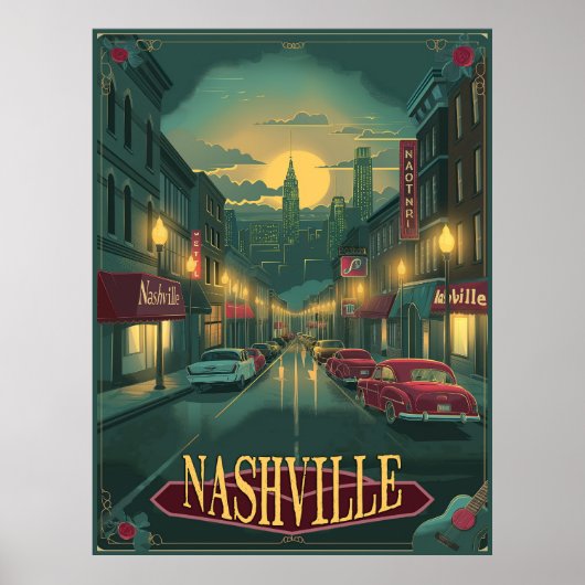 Nashville, Tennessee |  Poster (Voorkant)