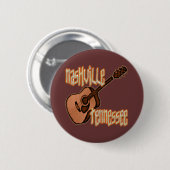 NASHVILLE TENNESSEE RONDE BUTTON 5,7 CM (Voorkant /achterkant)