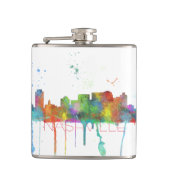 NASHVILLE, TENNESSEE SKYLINE - Drink Heupfles (Voorkant)